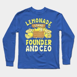 Lemonade Stand Founder And Ceo 1 Long Sleeve T-Shirt